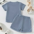 thumbnail image 6 of Toddler Boy'S Clothing Letter Short Sleeve Shirt Tee Shorts Set Pullover Summer Outfits Baby Boy Outfits 2-3 Years Cute&nbsp;Boy&nbsp;Clothing, 6 of 6