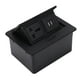 thumbnail image 2 of Regleta de enchufes de mesa oculta con 2 puertos USB, enchufe universal de escritorio para oficina y escuela., 2 of 14