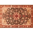 thumbnail image 1 of Ahgly Company Indoor Rectangle Medallion Orange Traditional Area Rugs, 2' x 3', 1 of 1