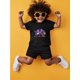 thumbnail image 1 of Boys Summer Outfit, USA Flag Graphic Print T-shirt, Boys Clothing, 1 of 6