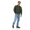 thumbnail image 2 of Men's MA-1 Flight Bomber Pilot Jacket-MA1-Olv-Sml, 2 of 9