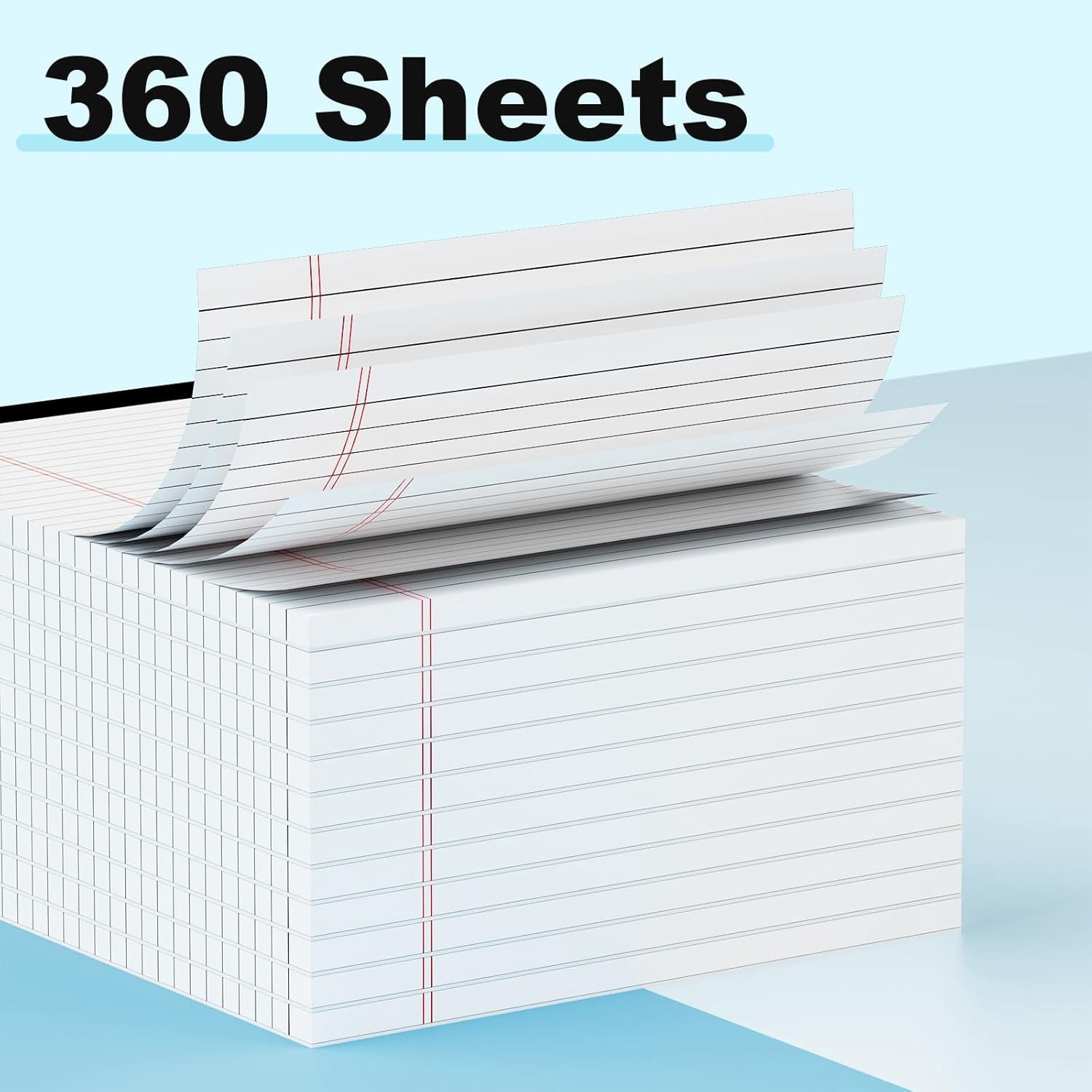 Maxxmarket  12 Pack of Legal Pads 8.5 x 11 Wide Ruled Writing Pads 8.5" x 11.75" Notepad 30 Sheets per White Legal Pad Clear Print Note Pads 8x11 Pads of Paper