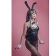 thumbnail image 3 of Hotsale! Bunny Costume Women Bunny Girl Senpai Cosplay One Piece Bodysuit Skirt + Collar + Sleeve Rings + Headgear One Size Fits All, 3 of 4