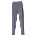 thumbnail image 5 of GEWSEY High Waisted Lounge Legging 25" Buttery Soft Workout Yoga Pants for Women (Grey, S), 5 of 5