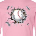 thumbnail image 4 of Inktastic Baseball Breakthrough Long Sleeve Youth T-Shirt, 4 of 5