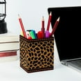 thumbnail image 6 of ERJLKXP Small Pen & Pencil Holder for Desk Organization,Fashion Leopard Print Desktop Stationery Storage for Office Supplies and Makeup Brush Organizer, 6 of 6