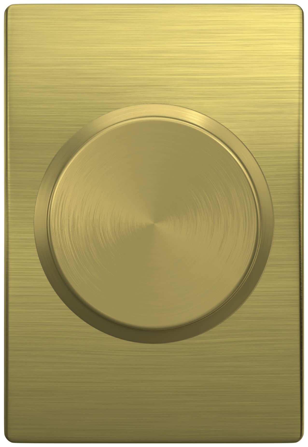 Schlage F170BWE608CEN Bowery Non-Turning One-Sided Dummy Door Knob - Brass