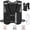 black, variant on TELOLY Running Hydration Vest,Adjustable Chest Straps Running Vest for Women Men with 500ml Soft Flask pink running vest