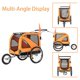 thumbnail image 5 of Fiximaster Dog Bike Trailer Load Bearing 40kg for Big Dog Pets Carts with a 12 inch Jogger Wheel and a 6" Swivel Stroller Wheel ShopWise Round, 5 of 10