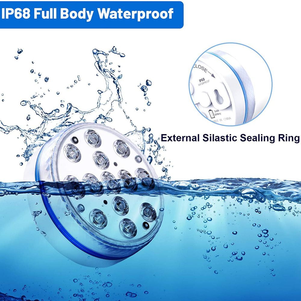 Submersible LED Lights—IP68 Waterproof Pool Lights for Inground Pool