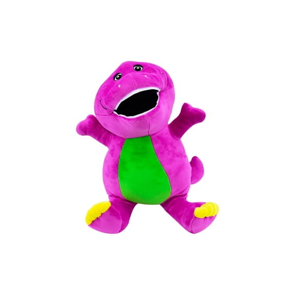 Barney Plush Backpack, Mini Handbag with Adjustable Shoulder Straps, Purple