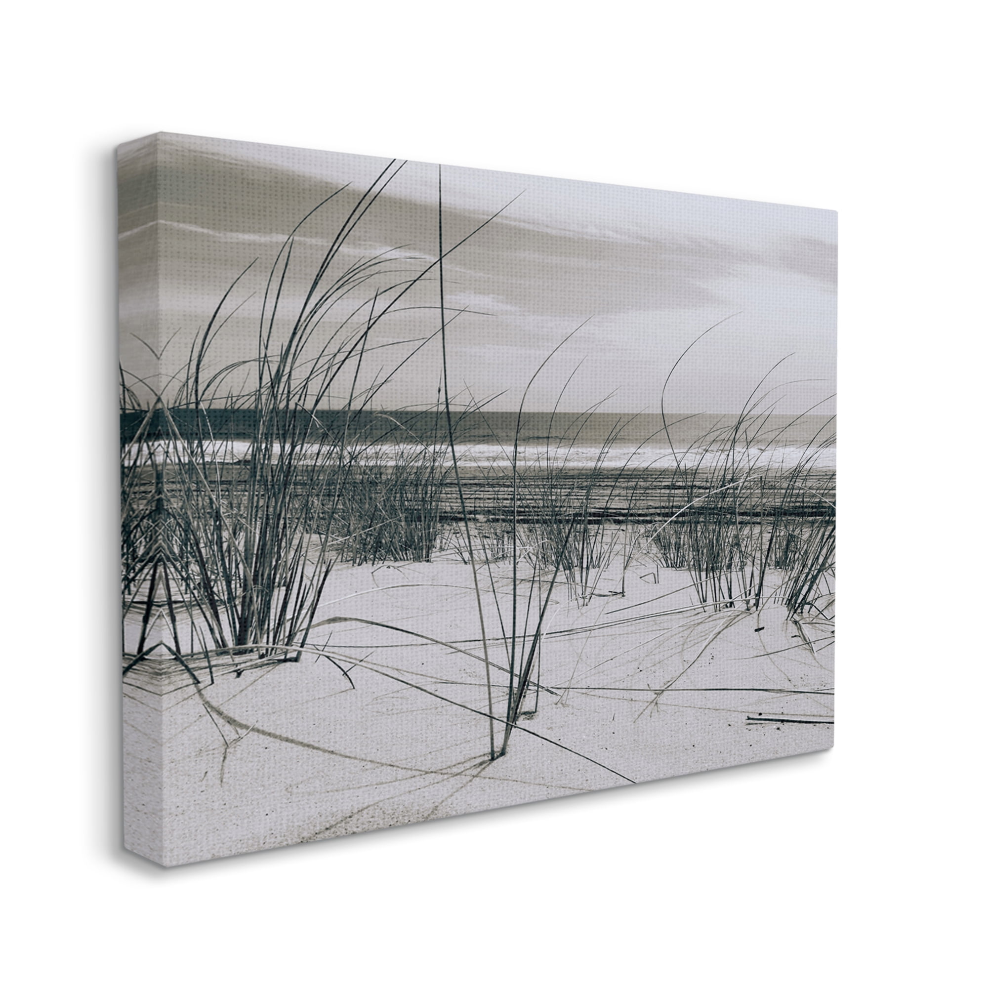 Stupell Industries Ocean Dunes Photography Landscape Photography Gallery Wrapped Canvas Art Print Wall Art, 30 x 24