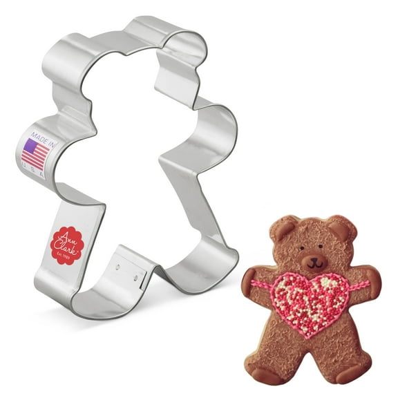 Ann Clark Teddy Bear Cookie Cutter, 4 1/4"