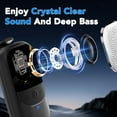 thumbnail image 3 of Wearable Bluetooth Speaker Clip-On Wireless Water-Resistant Mini Speaker, 3 of 7