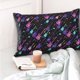 thumbnail image 4 of Fotbe Colorful Guitar Funda de Almohada Decorativa Estilo Occidental, Lujo en Algodón, Fundas para Almohadas King, Cojín Estampado para Decoración del Hogar-16"x24", 4 of 6