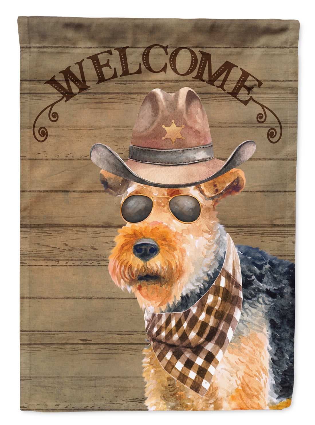 Welsh Terrier #2 Country Dog Garden Flag - Walmart.com ...