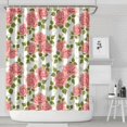 thumbnail image 2 of Waterproof Pioneer Shower Curtain 84x72 Inch Polyester Unique Colorful Floral Shower Curtain for Bathroom Hotel Home Decor with 12 Plastic Hooks, 2 of 5