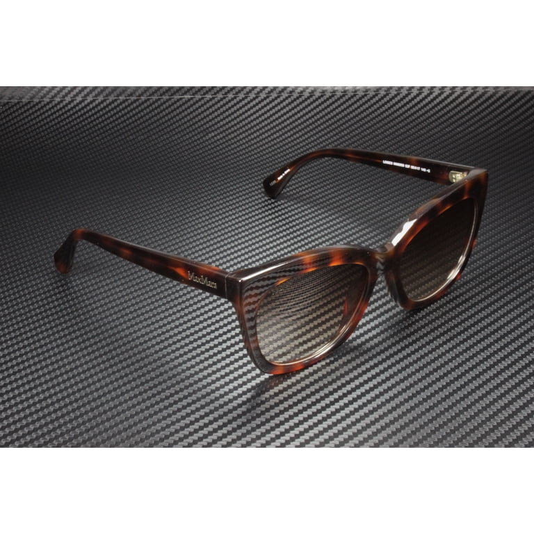MaxMara MM0009 52F Dark Havana Gradient Brown Plastic 55 mm 