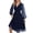 BU2, variant on Dresses for Women Sparkly Sequin Mesh Long Puff Sleeve V Neck Empire Waist Ruffle Flowy Midi Dress Homecoming Dress
