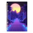 thumbnail image 7 of FORMRS 1-Subject Spiral Notebook 8" x 5" College Ruled 60 Refillable Sheet A5 Hard Cover, 2 Pack, Blue Road, 7 of 7