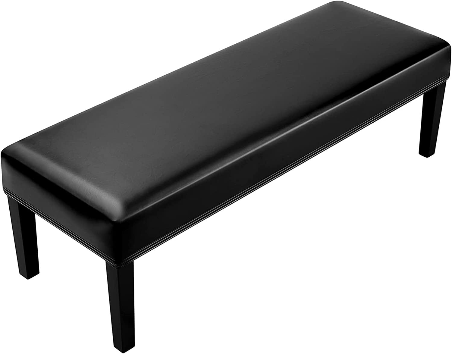 Zhudiyof Stretch Dining Bench Cover, AntiDust Removable Bench