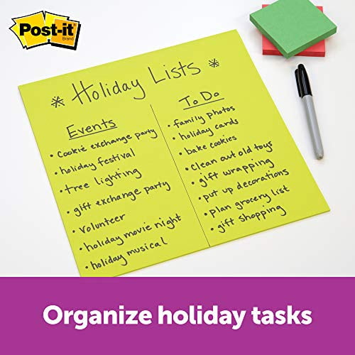 Post it Super Sticky Big Notes 11 x 11 Inches 30 Sheets Pad 1