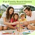 thumbnail image 4 of Juego de mesa Montessori de madera WhimsiPlay con 42 palitos de colores, 4 of 8