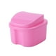 thumbnail image 5 of Caja Almacenamiento para Dentadura Postiza Dental Con Organizador Contenedor Red () Rosa, 5 of 8