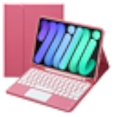 thumbnail image 1 of Funda con Teclado Táctil para iPad Mini 7 (A17 Pro) 2024/ Mini 6 8.3'' con Soporte para Lápiz - Teclado Táctil Bluetooth Magnéticamente Desmontable (Rosa), 1 of 15