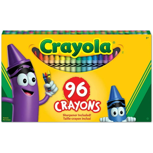 Crayola 52-0096 96 Crayons, School and Craft Supplies, Gift for Boys and Girls, Kids, Ages 3,4, 5, 6 and Up, Back to