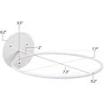 thumbnail image 2 of Wall Mounted Ball Storage Sports Ball Holder Rack Display Storage Steel (White), 2 of 5