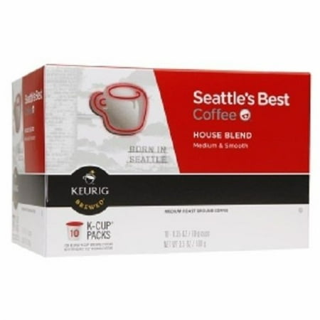 Seattles Best Ground Medium Roast House Blend Coffee K-Cups, 3.5 (Best Non Coffee K Cups)