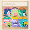 thumbnail image 4 of Dino World Kids' Quiet Gel Sticker Book: Portable Wooden Educational Toy for 4-6 Year Olds – Interactive Puzzle & Learning Activity for Preschool Cognitive Development, Travel-Friendly (0.13kg), 4 of 6
