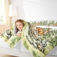 thumbnail image 3 of Manfei Kawaii Squirrel Twin Comforter Sets,Cute Deer Bedding Set,Green,Reversible,2pcs,1 Comforter and 1 Pillowcase, 3 of 7