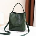 thumbnail image 2 of Stylago Retro Leather Handbags Detachable Strap Crossbody Purses Ladies Internal Pockets Shoulder Bag Zipper Clutch Pouch Green, 2 of 6