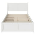 thumbnail image 3 of Pemberly Row Full Storage Wood Platform Bed with Matching Footboard in White, 3 of 8