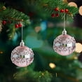 thumbnail image 6 of Kbndieu 3pcs Christmas Tree Ornaments Set, 3.14" Pink Christmas Balls Decorations Ornamnets Xmas Shatterproof Foam Hanging Balls for Xmas Tree Holiday Wedding Party, 6 of 6