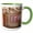 Green/White, variant on 3drose, New Mexico, Santa Fe, Canyon Road, Shop - Us32 Jwi0415 - Jamie and Judy Wild, 11oz Two-tone Yellow Mug