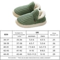 thumbnail image 2 of Con punta cerrada felpa invierno antideslizantes para hombres y mujeres (36-37) Verde, 2 of 9