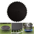 thumbnail image 4 of QualitChoice Premium Trampoline Mat Round Durable Replacement with Long Lasting V-Rings Black 6 ft 42 rings, 4 of 4