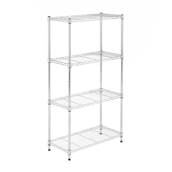 4 tier chrome shelving 11.8x25.6x45.5in