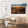 thumbnail image 5 of Elephant Stock Haleakala Volcano Golden Sunrise Wall Art - Horizontal Canvas Wall Art - Living Room Wall Decor - Nature Canvas - Brown And Blue Decor - 12" x 8", 5 of 8