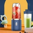 thumbnail image 1 of NARABB Juicer Machine Portable Rechargeable Juicer Small Juicer Cup Juicer Cup Student Home Multifunctional Juicer Machine 400ml, 1 of 8