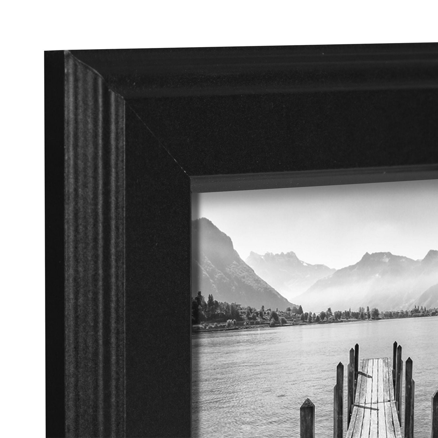 Swift 4" x 6" Black Picture Frame, 4" x 6"