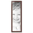 thumbnail image 2 of ArtToFrames 14" x 48" Honors Mahogany with Gold Picture Frame, 14x48 inch Brown Wood Poster Frame (WOM-5156), 2 of 7