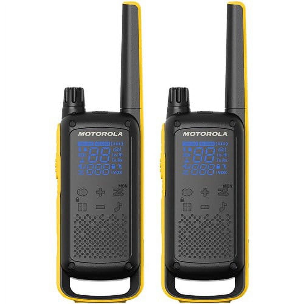 Motorola Solutions T470 TalkAbout Two-Way Radio Black/Yellow 2-Pack