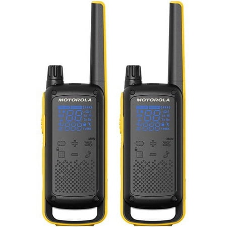 Motorola Solutions T470 TalkAbout Two-Way Radio Black/Yellow 2-Pack
