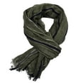 thumbnail image 2 of Autumn Winter Mens Cotton Scarf, Mens Basic Scarf, 2 of 5