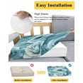 thumbnail image 5 of Rose Flower Sofa Couch Cushion Covers Washable, Removable Stretchable Sectional Couch Covers,Spring Watercolor Aesthetics Graffiti Art Slipcovers for L & T Shape Sofa Furniture Protector S Size 2 pcs, 5 of 7