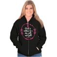 thumbnail image 4 of Breast Cancer Awareness Faith in God Zip Hoodie Sweatshirt Women Brisco Brands S, 4 of 6